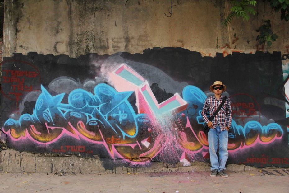 Graffiti Wall in Hanoi - Photo by SOOR1 - SOOR1 (2013)