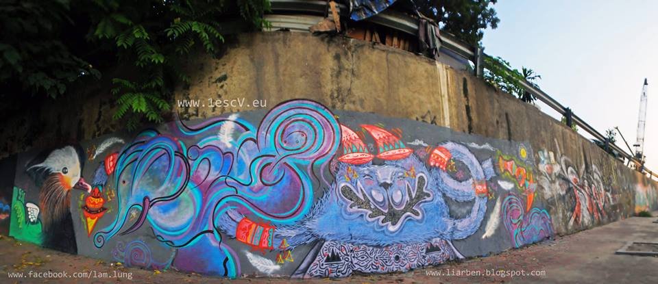 Graffiti Wall in Vietnam - Photo by SOOR1 - SOOR1 (2013)