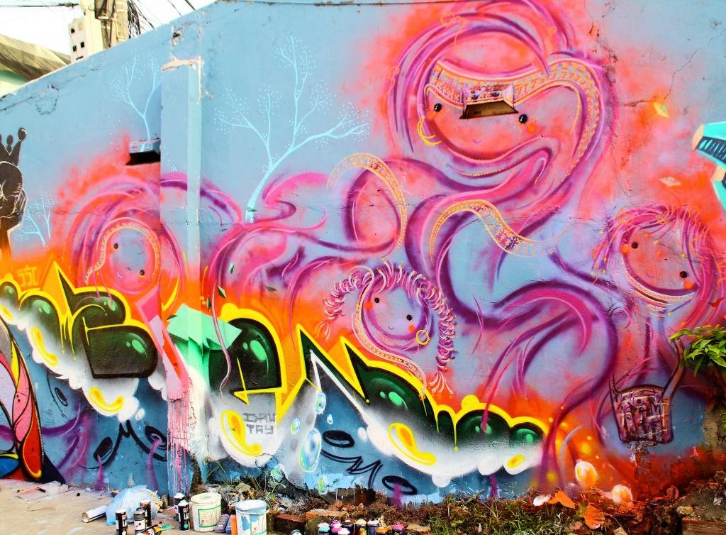 Graffiti Wall in Vietnam - Photo by SOOR1 - SOOR1 (2013)