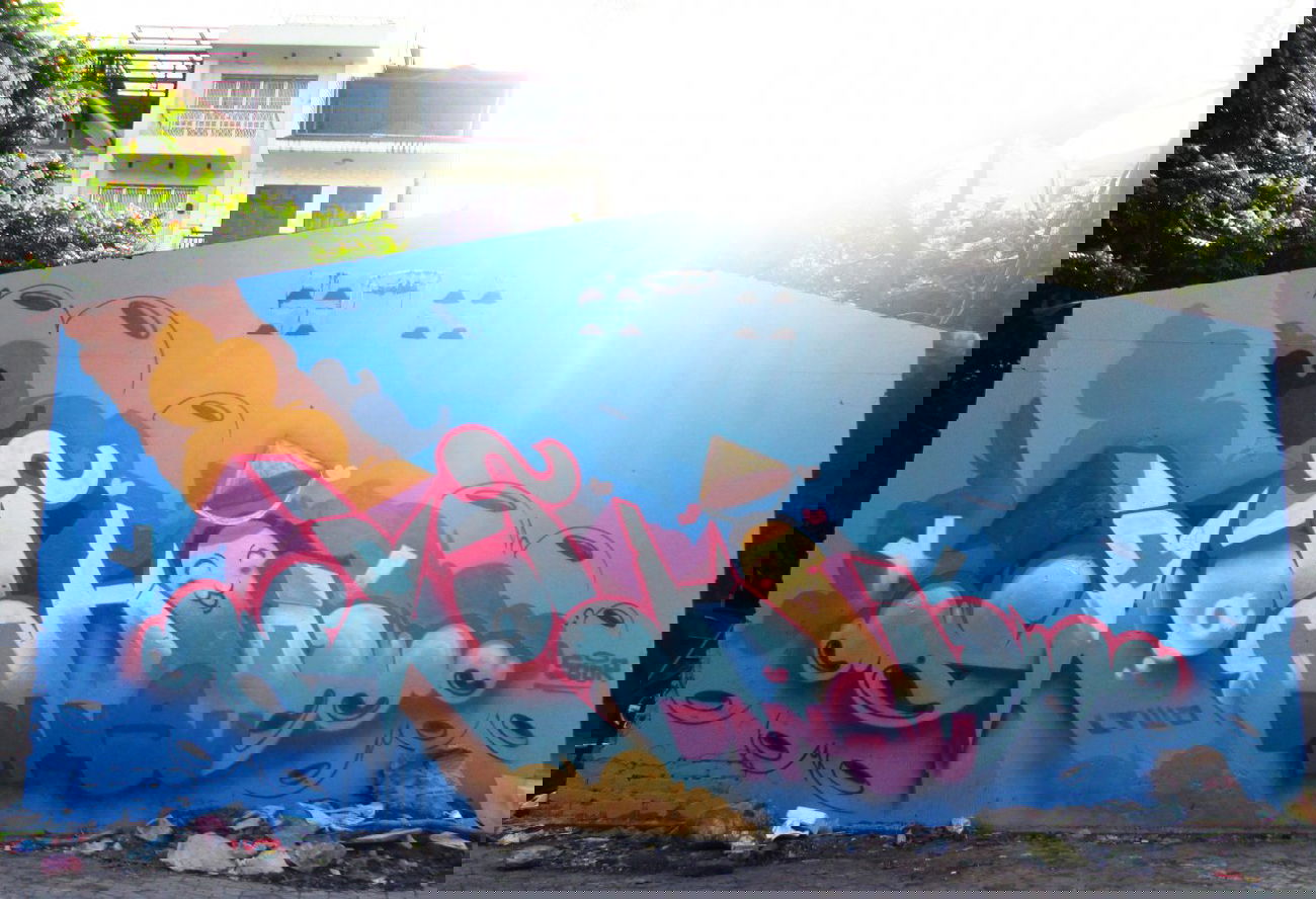 Graffiti Wall in Vietnam - Photo by SOOR1 - SOOR1 (2013)