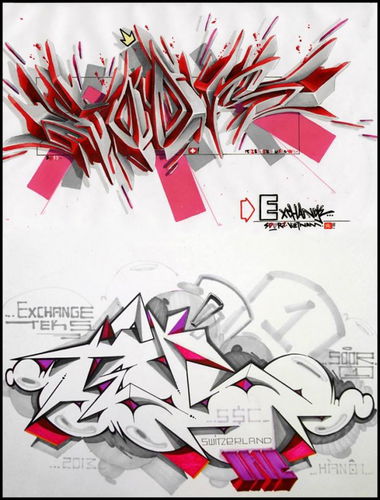 Graffiti Sketch in Vietnam - Photo by SOOR1 - SOOR1 (2013)