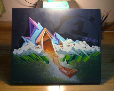 Graffiti Sketch in Vietnam - Photo by SOOR1 - SOOR1 (2013)