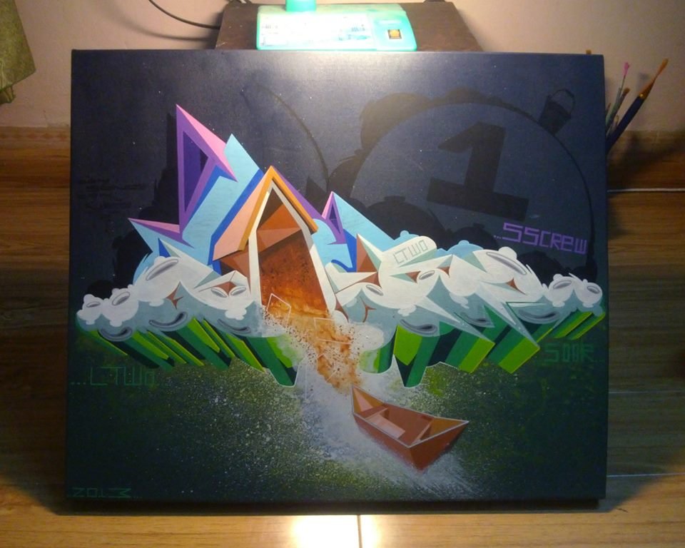 Graffiti Sketch in Vietnam - Photo by SOOR1 - SOOR1 (2013)