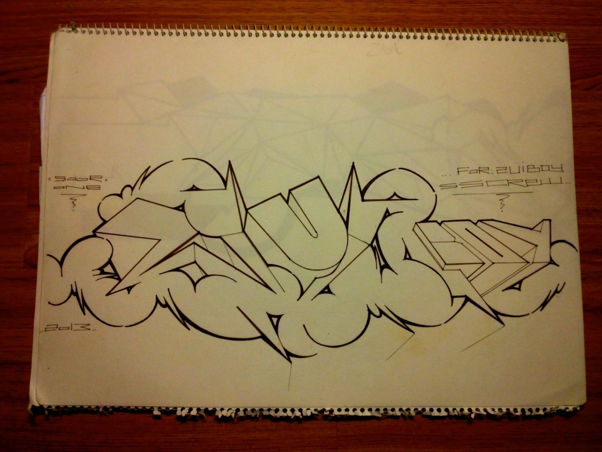 Graffiti Sketch in Vietnam - Photo by SOOR1 - SOOR1 (2013)