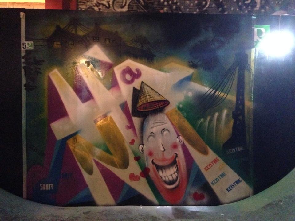 Graffiti Wall in Vietnam - Photo by SOOR1 - SOOR1 (2013)