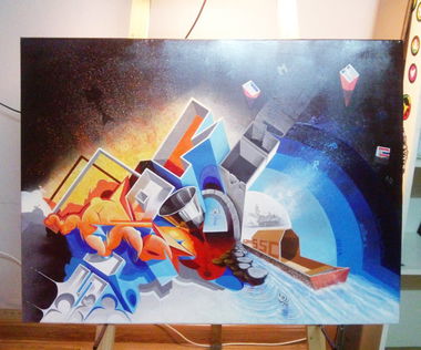 Graffiti Sketch in Vietnam - Photo by SOOR1 - SOOR1 (2014)