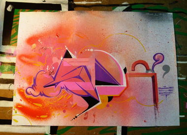 Graffiti Sketch in Vietnam - Photo by SOOR1 - SOOR1 (2014)