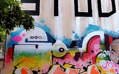 Graffiti Wall in Vietnam - Photo by SOOR1 - SOOR1 (2014)