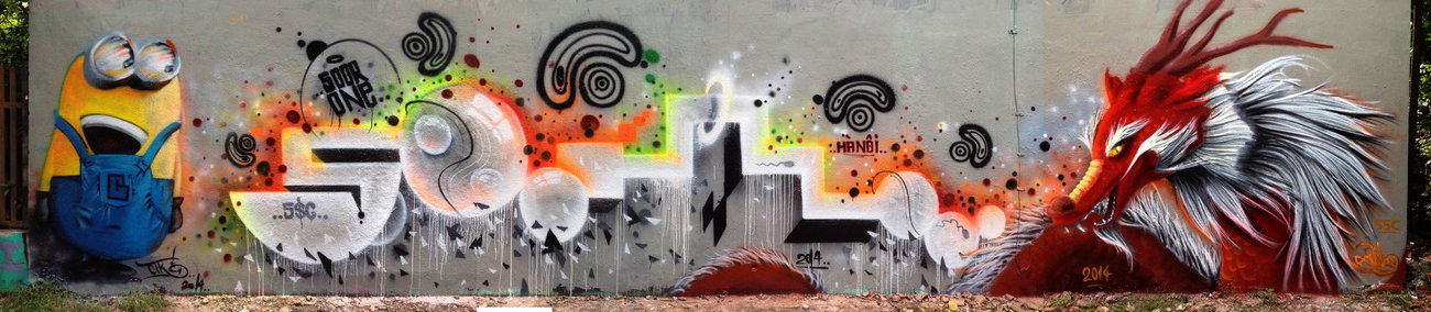 Graffiti Wall - Photo by SOOR1 - SOOR1 (2014)