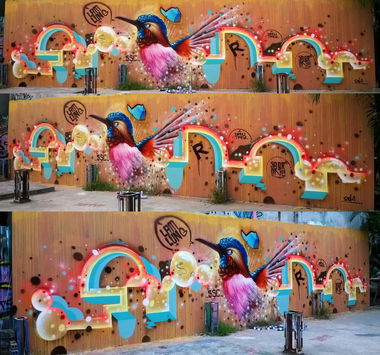 Graffiti Wall in Vietnam - Photo by SOOR1 - SOOR1 (2014)