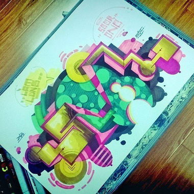 Graffiti Sketch - Photo by SOOR1 - SOOR1 (2014)