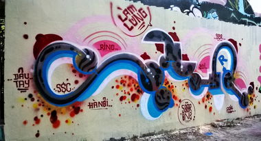 Graffiti Wall in Vietnam - Photo by SOOR1 - soor1 (2014)