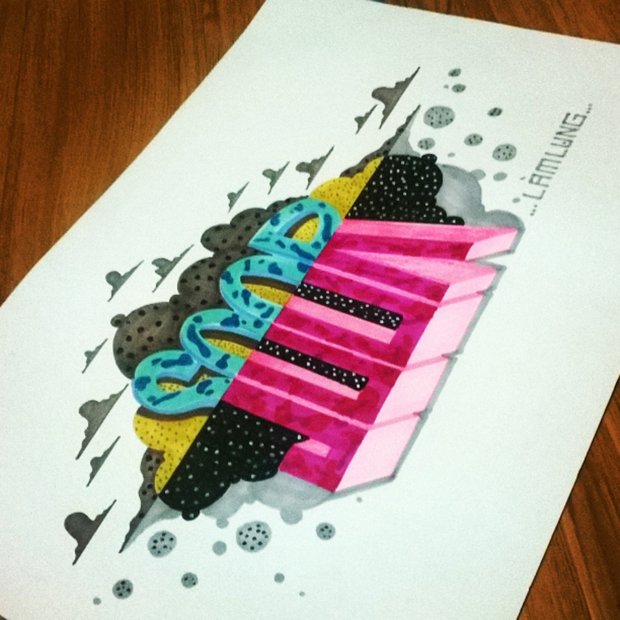 Graffiti Sketch - Photo by SOOR1 - SOOR1 (2014)