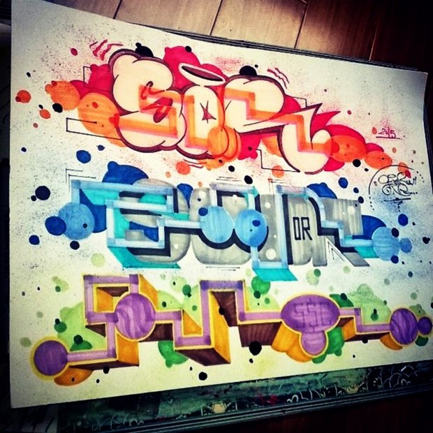 Graffiti Sketch - Photo by SOOR1 - soor1 (2015)