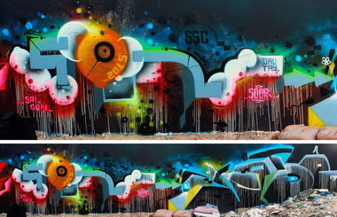 Graffiti Wall - Photo by SOOR1 - SOOR1 (2015)