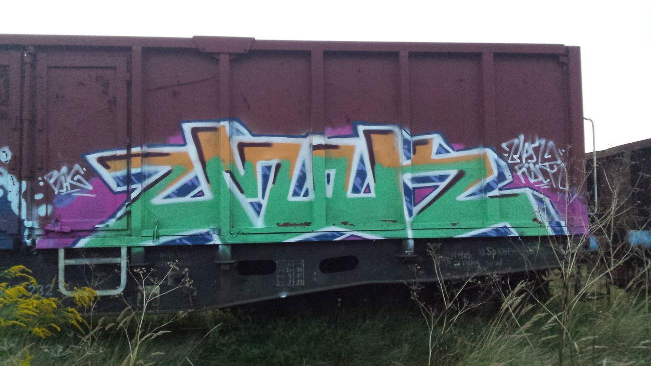 Graffiti in Białystok - Photo by SOPRAN - ROCK, X, ZMOK (2017)