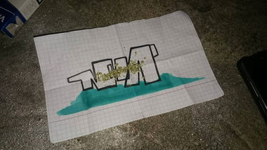 Graffiti Wall in Rosja - Photo by SOPRAN - NHA, SmokeSomeShit, Let'sGo