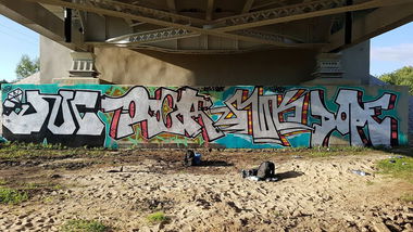 Graffiti Wall in Polska - Photo by SOPRAN - INCO, ROCK, ZMOK (2017)