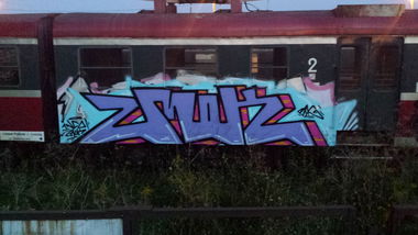 Graffiti Train in Polska - Photo by SOPRAN (2017)