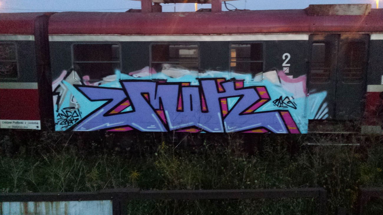 Graffiti Train in Polska - Photo by SOPRAN (2017)