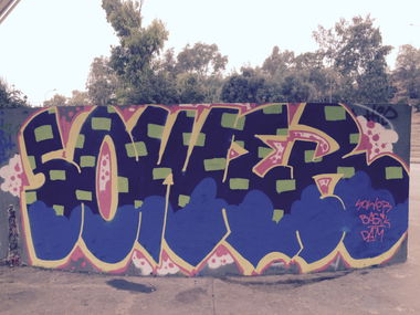 Graffiti Wall in Los andes - Photo by SOWER36 - sower, sower36