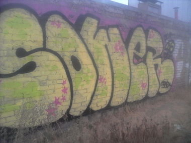 Graffiti Bombing in San felipe - Photo by SOWER36 - Sower36, bomb (2015)