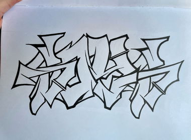 Graffiti Sketch - Photo by SOYS - SOYS