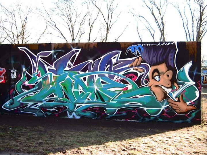 Graffiti Wall - Photo by SPARone - Line, Spar