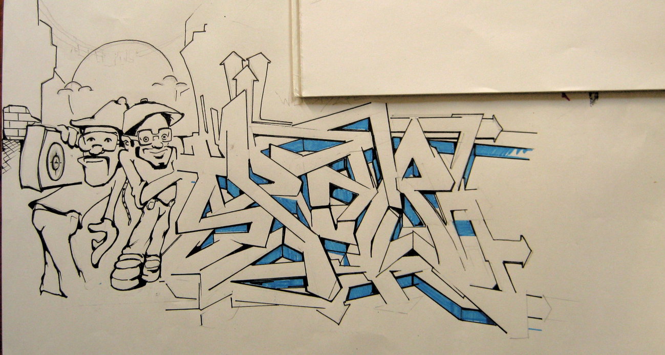 Graffiti Wall - Photo by SPARone - SparOne, Raps, DyRua