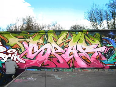 Graffiti Wall - Photo by SPARone