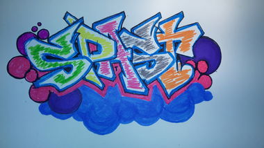 Graffiti Sketch - Photo by SPAST1 - SPAST1, LKA, LackAffen (2019)