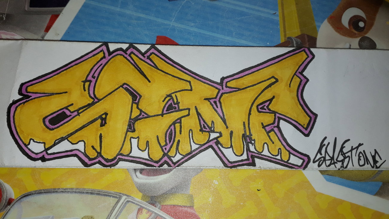 Graffiti Sketch - Photo by SPAST1 - Senf (2019)