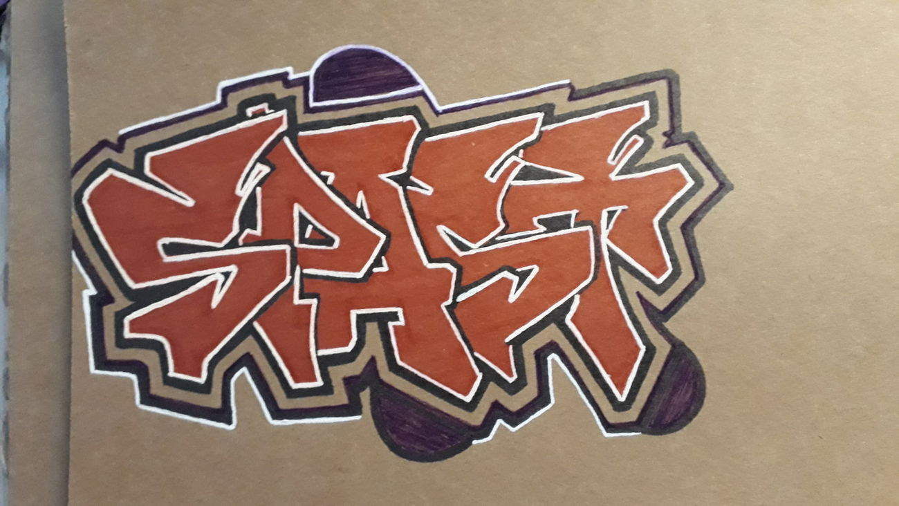 Graffiti Sketch - Photo by SPAST1 - SPAST, LKACREW, SH3MO (2019)