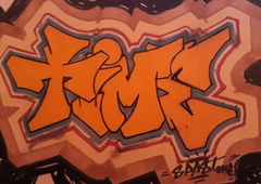 Graffiti Wall - Photo by SPAST1 - Time, SPAST, KIFN1 (2019)