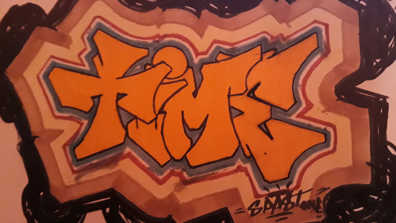 Graffiti Wall - Photo by SPAST1 - Time, SPAST, KIFN1 (2019)