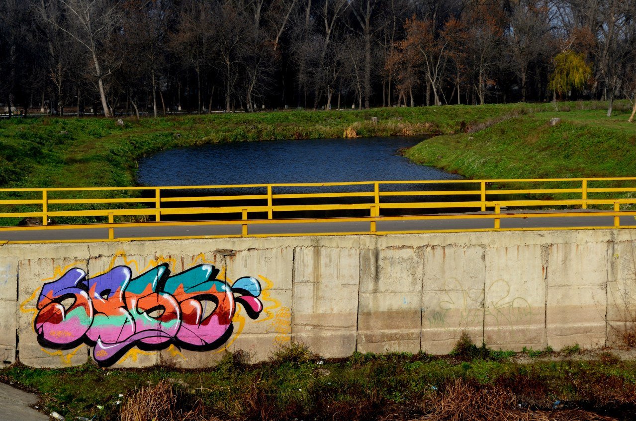 Graffiti Wall in Oleksandriya - Photo by SPGS