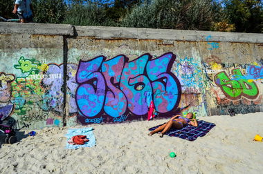 Graffiti Wall in Odessa - Photo by SPGS