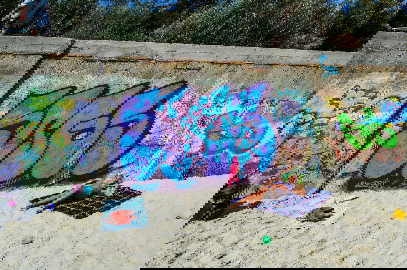 Graffiti Wall in Odessa - Photo by SPGS