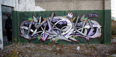 Graffiti Wall in Russia - Photo by SPIN_mch_k2s - spin, wildstyle (2010)