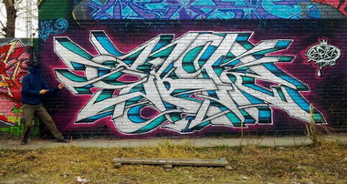 Graffiti Wall - Photo by SPIN_mch_k2s - spin, wildstyle, ??????????