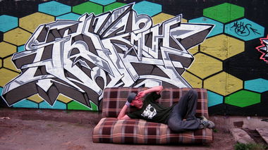 Graffiti Wall in Russia - Photo by SPIN_mch_k2s - wildstyle, spin (2010)