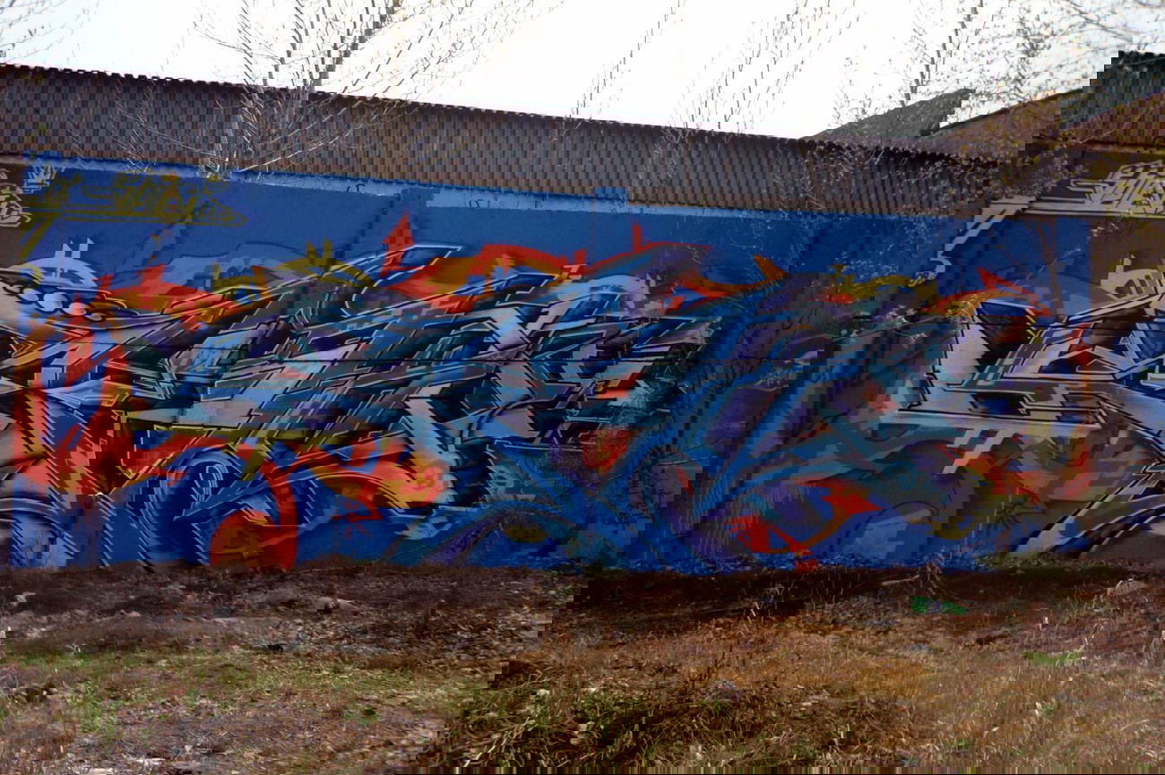 Graffiti Wall - Photo by SPIN_mch_k2s - spin, wildstyle (2009)
