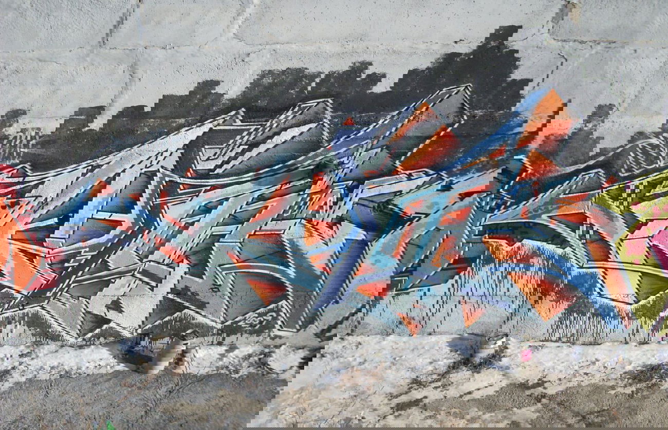 Graffiti Wall - Photo by SPIN_mch_k2s - wildstyle, spin (2009)