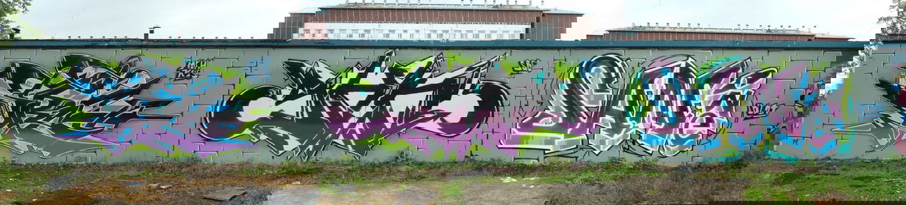 Graffiti Wall in Krasnoyarsk - Photo by SPIN_mch_k2s - krasnoyarsk, spin, 2014 (2014)