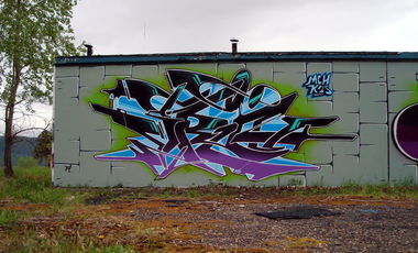 Graffiti Wall in Krasnoyarsk - Photo by SPIN_mch_k2s - spin, krasnoyrsk, 2014 (2014)