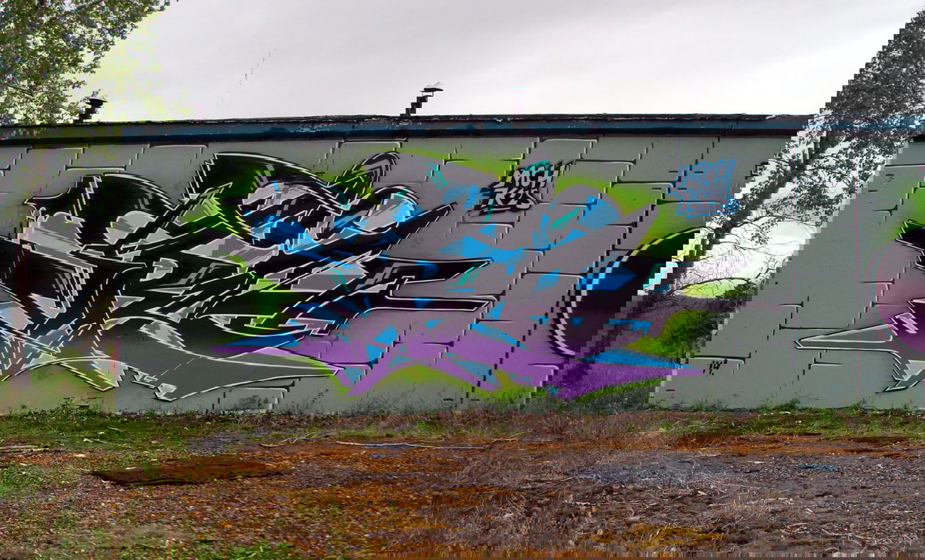 Graffiti Wall in Krasnoyarsk - Photo by SPIN_mch_k2s - spin, krasnoyrsk, 2014 (2014)