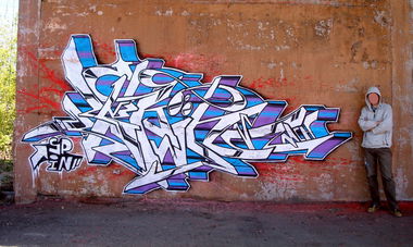 Graffiti Wall in Krasnoyarsk - Photo by SPIN_mch_k2s - spin, krasnoyarsk (2014)