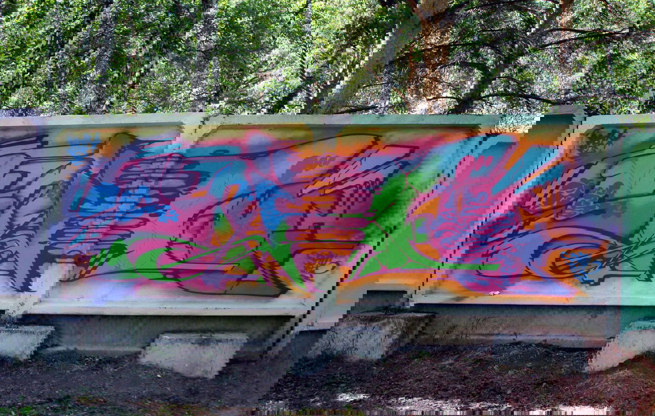 Graffiti Wall - Photo by SPIN_mch_k2s - spin, krasnoyarsk (2014)