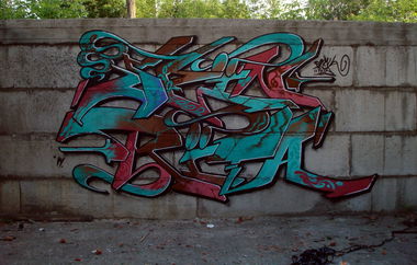 Graffiti Wall - Photo by SPIN_mch_k2s - spin, rita, 2014 (2014)