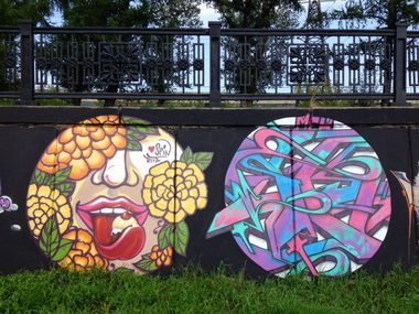 Graffiti Wall - Photo by SPIN_mch_k2s - Rita, spin, Krasnoyarsk (2014)